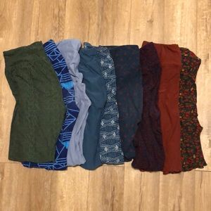 Lot of NINE LulaRoe OS Leggings